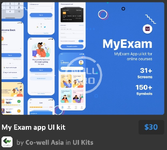 My Exam app UI kit.webp