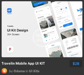 Travelin Mobile App UI KIT.webp