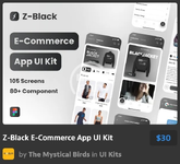 Z-Black E-Commerce App UI Kit.webp