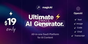 Resource 'MagicAI - OpenAI Content, Text, Image, Chat, Code Generator as SaaS'