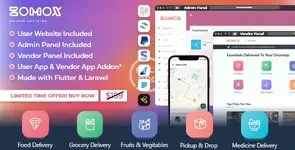 Zomox Grocery Food Pharmacy Courier Service Provider Backend Driver app.png